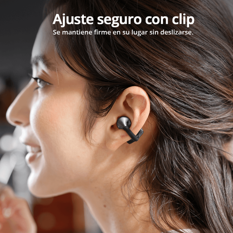 Tronsmart OpenFly Clip 2 Auriculares de Oído Abierto con Clip