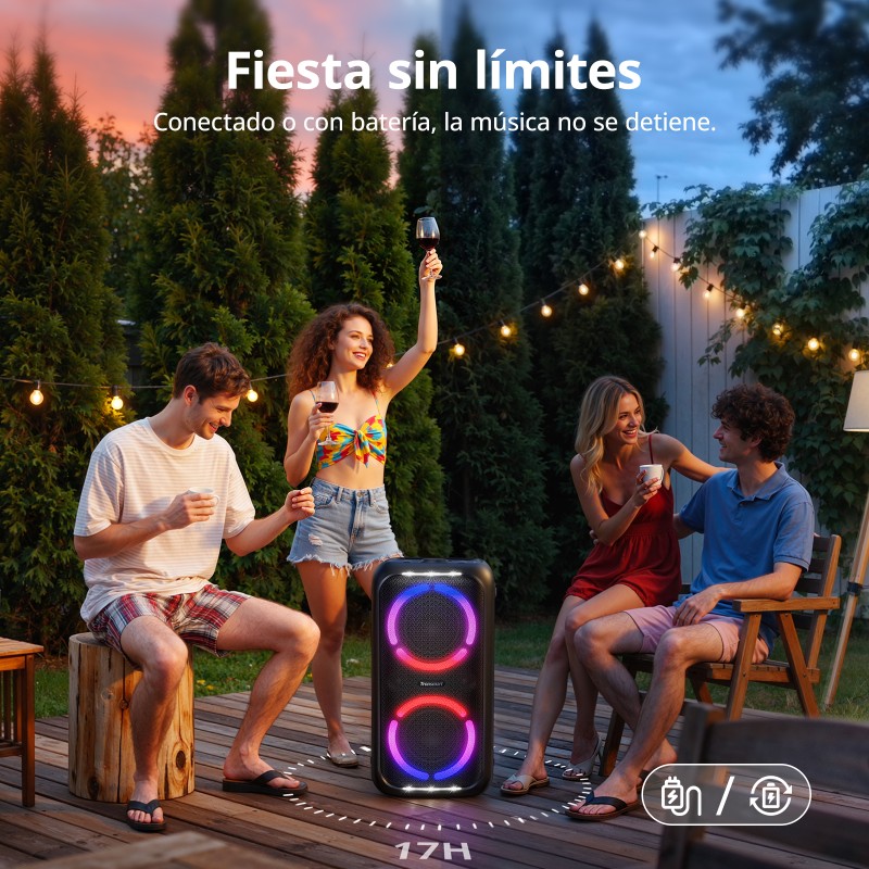 Tronsmart Halo 260 | Bocina Portátil para Fiestas de 200W